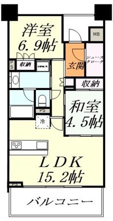 レクセルグランデ蒲生の物件間取画像